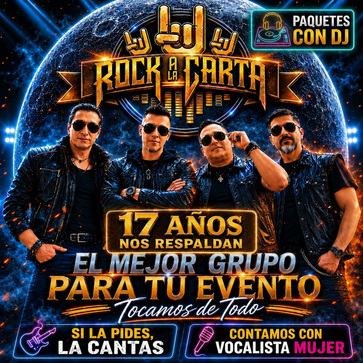 el mejor grupo de rock para bodas fiestas eventos